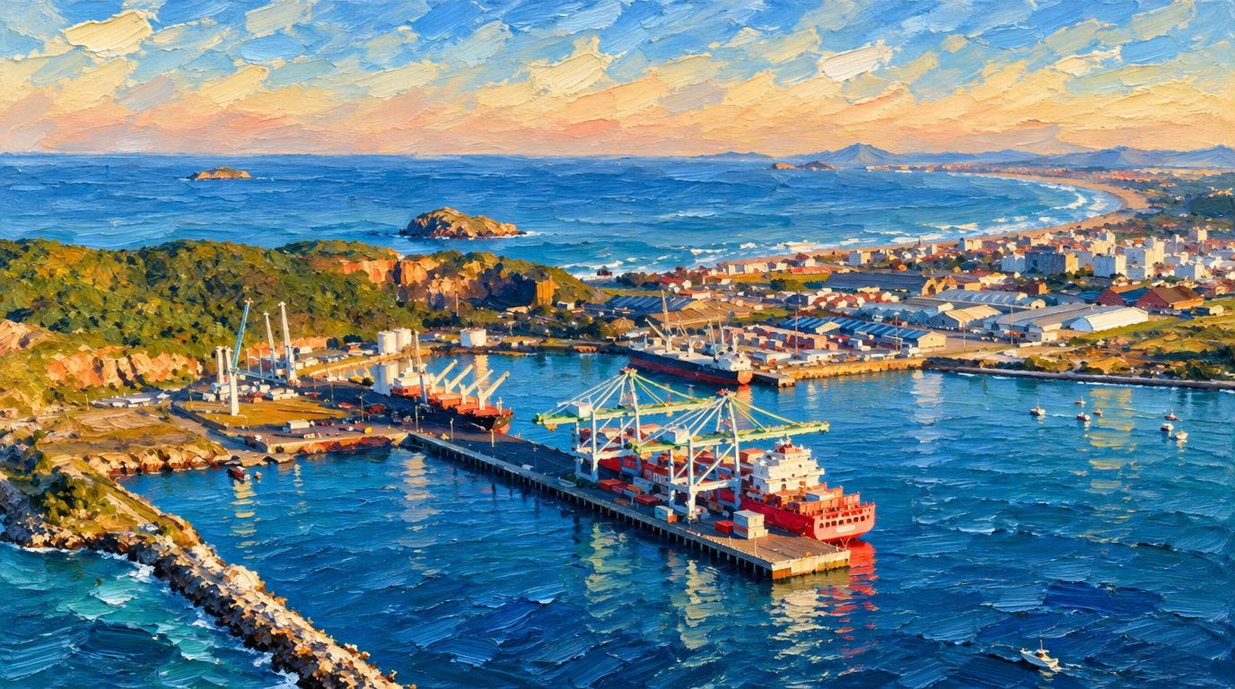 Vista de Imbituba para quem busca surfe na cidade